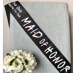 I Do Crew Bridesmaid Maid of Honor groom Bride to be sash Friend Theme Bachelorette Party bridal shower decoration proposal gift 3