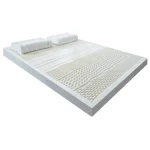 100% Thailand natural latex mattress with cover natural rubber pure mattress 1.5m/1.8m bed thickened home dormitory cushion mats 6