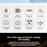 BT Page Turner For Ebook Reader Smartphone Bluetooth Remote Control For Swipe Short Videos Support Android/iOS Lazy Artifact New 6