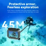 TELESIN 45M Waterproof Case For DJI OSMO Action 3 4 5pro Underwater Diving Housing Cover Action Camera Accessories 3