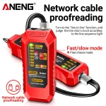 ANENG Network Cable Tracker M469A Networking Analyzer RJ45 RJ11 Telephone Line Network Wire Detector Tracker Measure Cables Tool 3