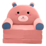 Children'S Two-In-One Multi-Layer Folding Sofa Plush Cartoon Sofa Kindergarten Baby Chair Multi-Functional Children'S Cushion 4