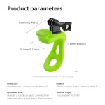 TELESIN Action Camera Adjustable Silicone Mount Mini Flexible Bracket For Gopro Insta360 DJI Action Camera Accessories 6
