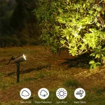 9 LEDs Solar Spotlights, Outdoor IP65 Waterproof, Spot Lights, Brightness Adjustable for Garden Backyard Driveway Patio Decor 5