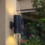black gray up down outdoor wall light 6W 10W 20W 30W 36W porch garden waterproof home lighting outdoor   aluminum lamp body 6