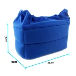 Camera Insert Bag Partition Padded Bag Velvet Shockproof Protection Camera Lens Case Soft Bag for Canon Nikon Sony DSLR Cameras 6