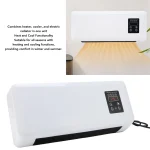 Wall Mounted Air Conditioner Easy To Operate Low Noise Portable Efficient Space Saving Wall Hanging Heater Cooler for Bathroom 6