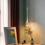 Modern Bubble Crystal Pendant Lights Indoor Hanging Lamp For  Kitchen Island Dining Living Room Bar Cafe Pendant Lamp Home Decor 6