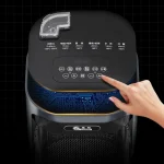 Household steam air fryer 6L large-capacity glass visual liner multi-functional light wave furnace without turning over 5
