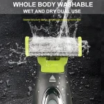 MLG Electric Shaver For Men and Women Portable Full Body Trimmer USB T Shaped Blade Razor For Beard Armpit For Washable 5