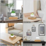 Levitating Air Bonsai Pot Rotation Flower Pot Planters Magnetic  Suspension Floating Pot Potted Plant Home Desk Decor 6