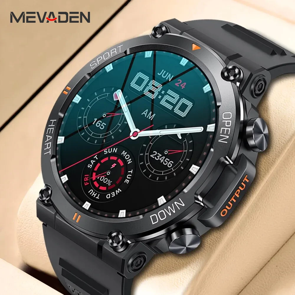 MEVADEN 1.39 inch HD Bluetooth Call Smart Watch Men Sports Fitness Tracker Heart Monitor 400mAh Smartwatch For Android IOS MD56 MEVADEN 1.39 inch HD Bluetooth Call Smart Watch Men Sports Fitness Tracker Heart Monitor 400mAh Smartwatch For Android IOS MD56