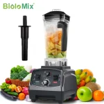 BioloMix 3HP 2200W Heavy Duty Grade Timer Blender Mixer Juicer Fruit Food Processor Ice Smoothies BPA Free 2L Jar