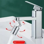 720 Degree Rotating Faucet Bubbler Single Mode Universal Faucet Extender Adapter Kitchen Bathroom Splash Proof Faucet Nozzle 2