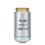 Professional 4X 10X 20X 40X 100X Infinity Plan Objective Lens 195 Achromatic Objectives for Olympus Microscope 4