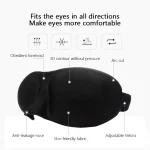1 Pc 3D Sleep Mask Blindfold Sleep Aid Soft Memory Foam Eye Mask Suitable For Sleep Travel Blackout Sleep Mask Eye Mask Eyepatch 5
