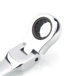 1pc Ratchet Wrench of Keys Spanner Hand Tool 72-Tooth Ratcheting Flexible Head Mirror Finish 2