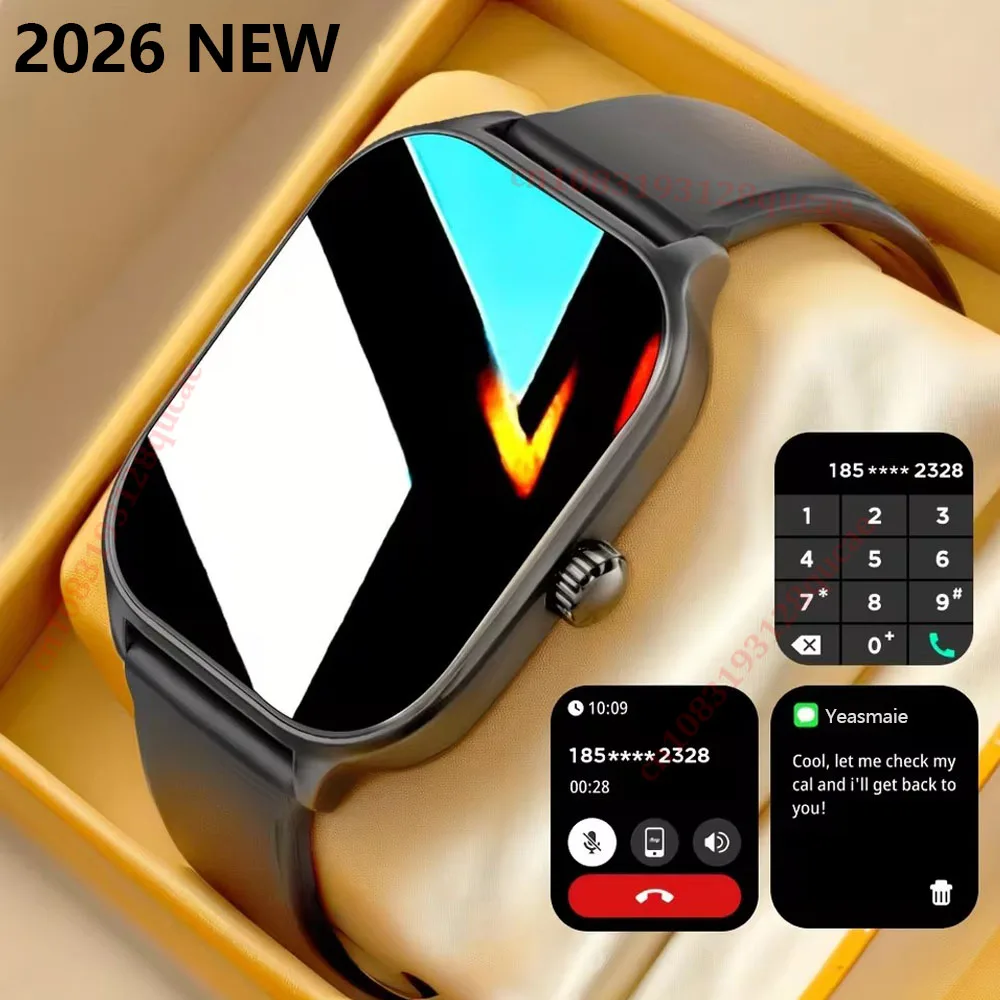 2026 Smart Watch Android IOS Phone 2.01 Inch Color Screen Bluetooth Answer Call Fitness Watches Tracker Smartwatch Women Men New 2026 Smart Watch Android IOS Phone 2.01 Inch Color Screen Bluetooth Answer Call Fitness Watches Tracker Smartwatch Women Men New