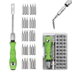 32 in 1 Multifunctional Screwdriver Set with 30 PCS Torx Phillips Magnetic Screw Driver Bits Mini Repair Tool for Phone Watch PC 2