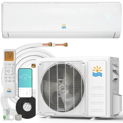 Mini Split Air Conditioner - 12000 BTU Ductless Mini Split Ac/Heating System, 115V 20 SEER2 Wifi Enabled Inverter,, Customized