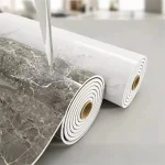 Waterproof and antifouling wall sticker self-adhesive wallpaper 1 roll thick foam marble wallpaper for bedroom and living room 2