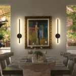 Magnetic Rechargeable 50 Wall Lamp Black Gold For Living Room Bedroom Hallway Study Stairwell Cloakroom LED Lighting Wiring Free 3