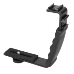 Camera Flash L Bracket  Hot Shoes Holder Mount Adapter Mount DV Microphone LED Light L Flash Bracket Hot Shoe Flash Bracket 5