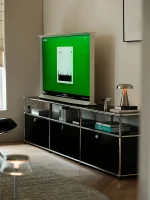 Tv Stand Storage Cabinets Corner Cabinet Metal Storage Display Cabinet Living Room Module Modular DIY FurnitureFurniture 2