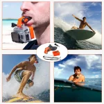 Surfing Tooth Mount Kit For GoPro Hero 12 11 10 9 8 7 6 5 4 Black DJI Action4/Insta360 X 3 /GO 3Camera Surfing Shoot Accessories 6