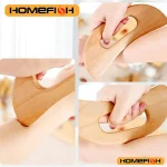 Wooden scraping therapy tools, scraping massage board, wooden half-moon-shaped scraping tools, body massage 5