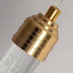 Luxury Crystal Pendant Light with Gold Fixtures Crystal Hanging Lamp  for Living Room Bedroom Dining Room Modern Home Decor 6