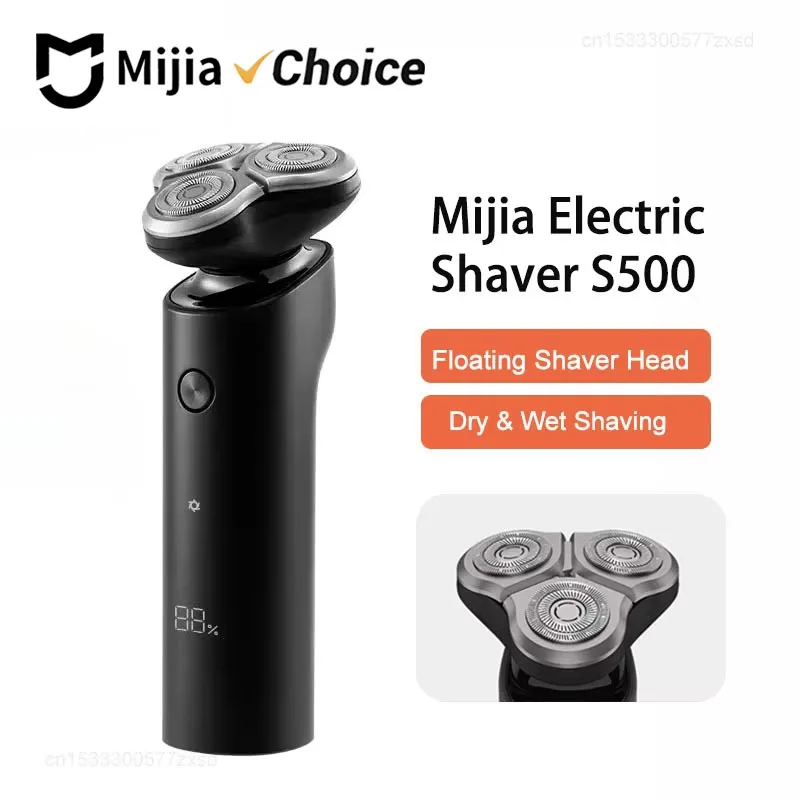Mijia S500 Electric Shaver 3 Blade Men's Dry & Wet Shaving Washable Beard Shears Beard Trimmer for Mens Electric Shaver Mijia S500 Electric Shaver 3 Blade Men's Dry & Wet Shaving Washable Beard Shears Beard Trimmer for Mens Electric Shaver