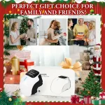 Cordless Knee Massager with Heat and Vibration, Portable Knee Massager with Large LED Screen, Adjustable Temperature, Comfort Pe 6