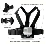 Accessories Kit Motorcycle Chest & Helmet Chin Strap for GoPro Hero 13 12 11 10 9 8 Insta360 SJCAM DJI Osmo Action Camera Phone 4