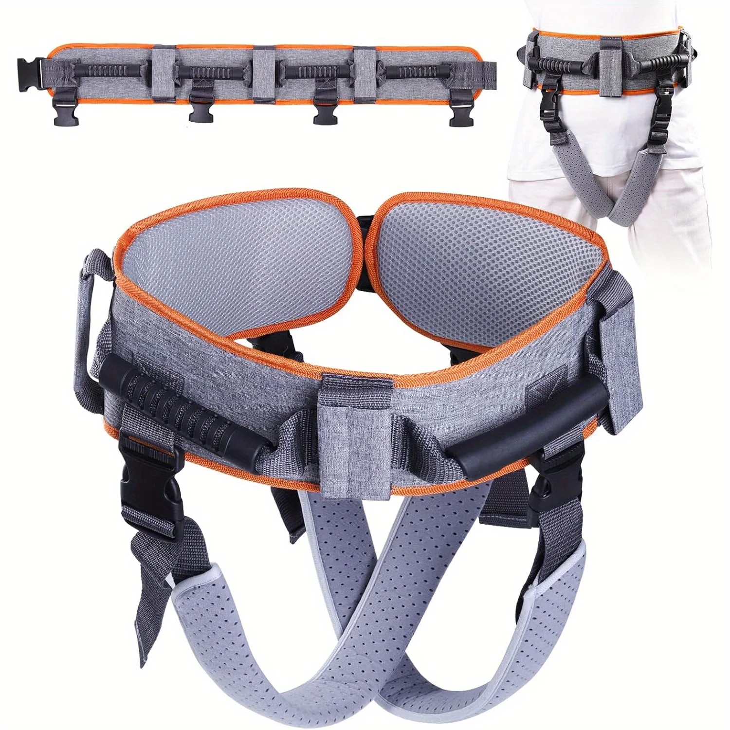 Elderly Step Patient Transfer Lift Belt with 7 Handed Transfer Strap Waist-Moving Mobility Aid Walking Standing Assist Aid Elderly Step Patient Transfer Lift Belt with 7 Handed Transfer Strap Waist-Moving Mobility Aid Walking Standing Assist Aid