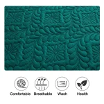 Waterproof Quilted Mattress Protector Breathable Mattress Cover Anti-mite Anti-bacterial Fitted Bed Sheet No Pillowcase 5