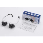 8X 15X 23X Adjustable Dual Polished Crystal Acrylic Lens Jewelry Watch Repair Magnifier Glass Head Eye Loupe Measurement Tools 4