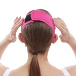 YS00135--Elastic face slim bandage v line facial shape woman chin belt facial care beauty tool 4