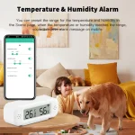 Tuya WiFi Zigbee 3.0 Temperature Humidity Sensor Hygrometer Thermometer App Remote Monitor Work With Yandex Alexa SmartLife 3