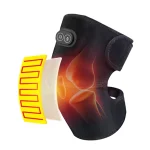 USB Electric Shoulder Brace Heated Knee Massager Vibration Massage Black Support Strap with Adjustable Three Levels of Heating 4