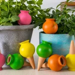 4pcs Random Ceramic Potted Dropper Device Water Seeper Self Watering Automatic Drip Irrigation System Portable Pot Culture Suppl 3