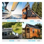 Renogy Solar Panel 50 Watt 12 Volt, High-Efficiency 50W Solar Panel Monocrystalline PV Module Power Charger for RV Marine 6