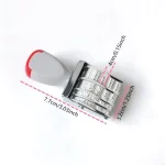 Rubber Stamp Line Dater English Date Stamp Office Stamp Rotating Stamp Rubber English Date Stamp for Scrapbooking 6