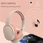 Wireless Bluetooth 5.3 Headphones over Ear Hifi Stereo Headsets True Sports with Earphones Tf/Aux Music Player with Mic 2