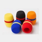 Thicken Microphone Foam Cap KTV Professional Studio Mic Silicone Cover Replacement Sponge WindScreen Protective Shield 3