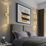 Nordic Bubbles Crystal Rod LED Wall Lamp Bedroom Bedside Living Room Wall Light Aisle Interior Home decoration AC85-265V 2