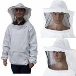 Protective Beekeeping Jacket Veil Smock Equipment Beekeeping Hat Sleeve Beekeeper Suit Apiculture Bee Dress 2