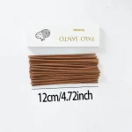 30 Sticks High-Grade Palo Santo Incense White Sage Cedar Coffee Home Fragrance Natural Aromatherapy Suitable for Yoga Meditation 4