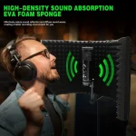 3 / 5 Panel Reflection Filters Professional Studio Recording Microphone Isolation Shield Suitable For Any Condenser Mic 5