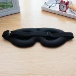 3D Eye Mask Adjustable Suitable for Men and Women with No Pressure on the Eyes Breathable and Light Blocking Eye Mask Black 3